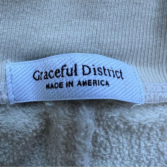 Graceful District Adeline Dress Mini Mid Thigh Length Sweatshirt Dress sz Large - Picture 6 of 11